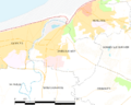 Map commune FR insee code 14225