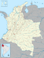 Mapa de Colombia (ríos)