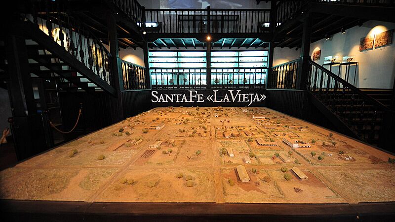 Maqueta de Santa Fe la Vieja - Santa Fe la Vieja; Cayastá; Santa Fe
