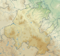 Mexico Hidalgo topographic location map