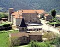 Monestier (Ardèche) église et château 2