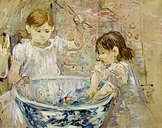 Morisot Berthe Children at the bas