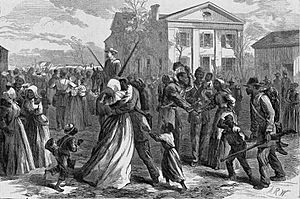 Archivo:Mustered out, harper's weekly, little rock, AR