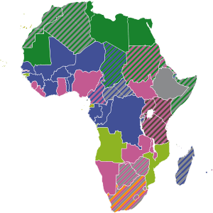 Archivo:Official languages in Africa