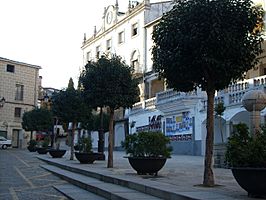 Plaza Mayor de Jaraíz de la Vera.