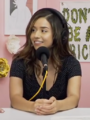 Pokimane in 2019 in a Podcast