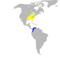 Protonotaria citrea map