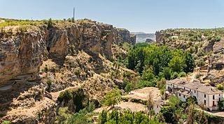 Rio Alhama canyon, Alhama de Granada, Andalusia, Spain.jpg