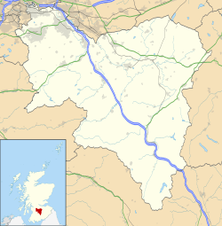 Kirkfieldbank ubicada en South Lanarkshire
