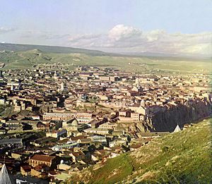 Archivo:View of Havlabar (Tbilisi), in the early 1900s, Sergei Mikhailovich Prokudin-Gorskii