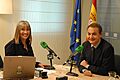 Zapatero entrevistado en Julia en la onda