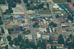 Aerial view of Savannah, Missouri 9-2-2013.JPG