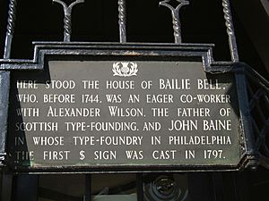 Archivo:Bailie bell plaque