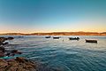 Barcos de Pesca en la Ría de Aldán