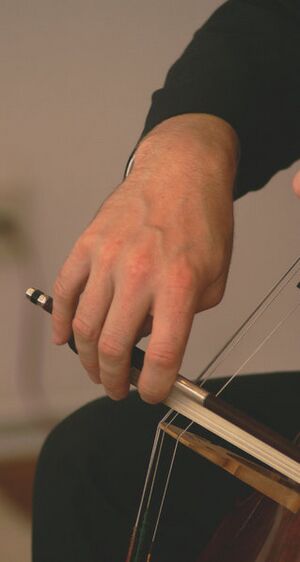 Archivo:Bow hand Violoncello