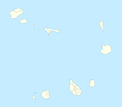 Santa Cruz ubicada en Cabo Verde