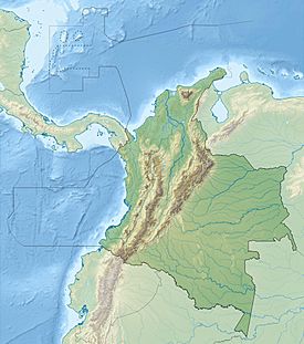Isla de San Andrés ubicada en Colombia