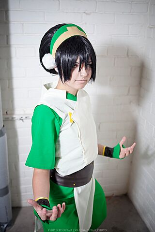 Cosplay of Toph at AVA Expo 2013.jpg