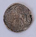 Dinar kralja Dušana, XIV vek, srebro, prečnik 20 mm