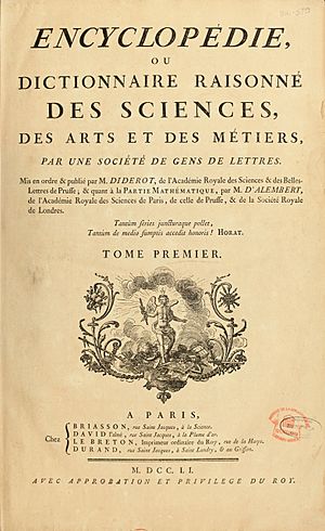 Archivo:Encyclopedie de D'Alembert et Diderot - Premiere Page - ENC 1-NA5