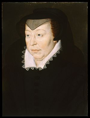 Archivo:François Clouet - Portrait of Catherine de' Medici - Walters 37415