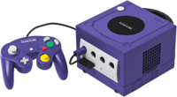 Indigo GameCube and controller