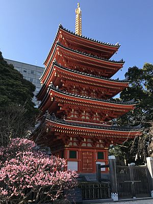 Archivo:Gojunoto Tower of Tochoji Temple 2