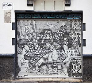 Archivo:Grafiti en la calle Obispo Rey Redondo, San Cristóbal de La Laguna, Tenerife, España, 2012-12-15, DD 01