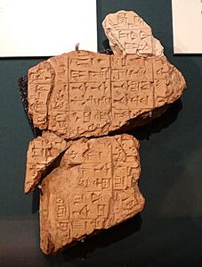 Archivo:Instructions of Shurrupak, Sumerian proverb collection, c. 2400 BC - Oriental Institute Museum, University of Chicago - DSC07114