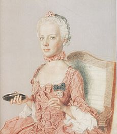 Archivo:Jean-Étienne Liotard, L'Archiduchesse Marie-Antoinette d'Autriche, future Reine de France, à l'âge de 7 ans (1762) - 02