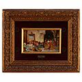 Julio Peris Brell - , BALL SCENE Oil on wood