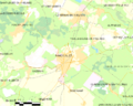 Map commune FR insee code 78517