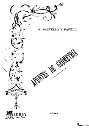 Archivo:Martín Pastells (1895) Apuntes de geometría