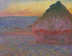 Monet Grainstack in the Sunlight 1891