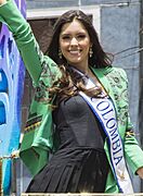 Paulina Vega en la XXXVI versión de la Caminata de la Solidaridad por Colombia
