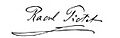 Pictet Raoul signature