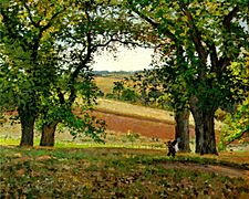 Pissarro, Camille, Les chataigniers a Osny (The Chestnut Trees at Osny), 1873