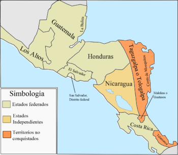 Archivo:Republica Federal de Centroamerica 1838