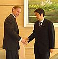 Robert Zoellick meets Shinzo Abe 2006-01-23 (cropped)