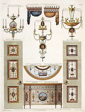 Archivo:Robert and James Adam. Details for Derby House in Grosvenor Square. Published 1777