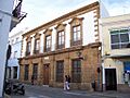 Rota - fachada realizada en piedra ostionera