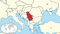 Serbia in its region (claimed)