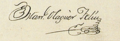 Signature of Manuel Olaguer Feliu