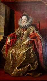Archivo:Soutman Constance of Austria in coronation robes