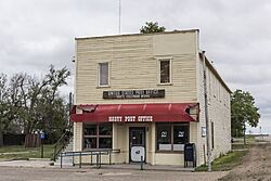 The post office in Hasty, a tiny town in Bent County, Colorado LCCN2015632239.jpg