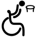 Wheelchair basketball - Paralympic pictogram