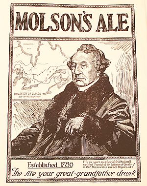 Archivo:Advertisement for Molson's Ale