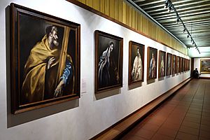 Apostolate paintings in El Greco Museum in Toledo, Spain.jpg