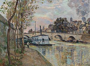 Archivo:Armand Guillaumin - La Seine à Paris (1874)