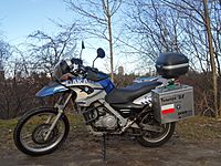 Archivo:BMW motorbike F 650 GS in Gdansk